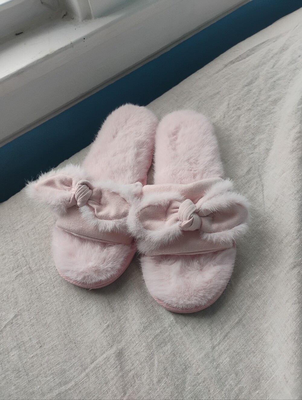 Lauren Conrad Kristea Womens Bow Accent Slide Slippers